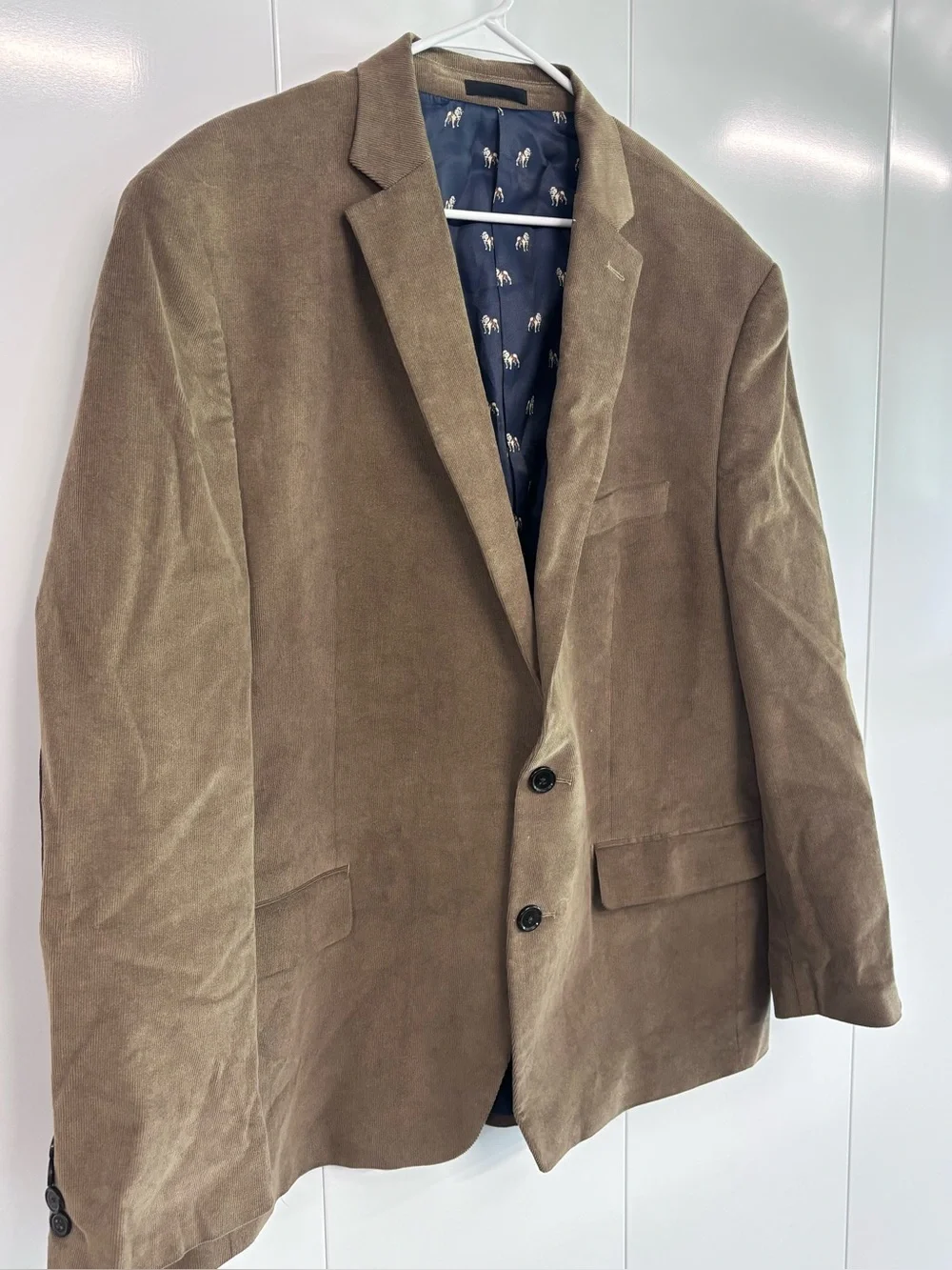 Lauren Ralph Lauren Corduroy Blazer Men's 50R Brown Suede Elbow Patches 50R
